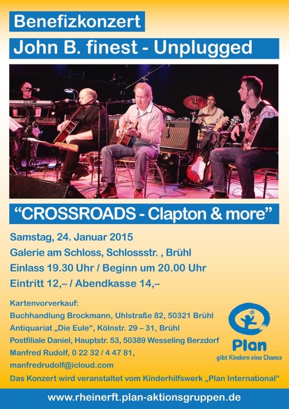 Plan-Aktionsgruppen » Benefizkonzert John B. Fines – Unplugged